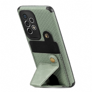 Cover Samsung Galaxy A23 5G Carbon Fiber Kortholder Beslag