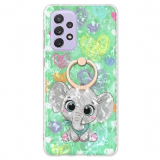 Cover Samsung Galaxy A23 5G Elefant Med Ringstøtte