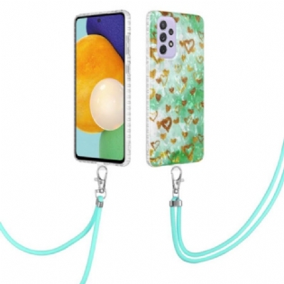 Cover Samsung Galaxy A23 5G Med Snor Snorhjerter