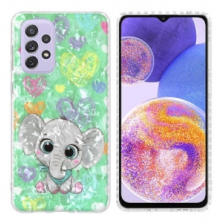Cover Samsung Galaxy A23 5G Stilfuld Elefant