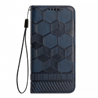 Flip Cover Samsung Galaxy A23 5G Fodboldbold Mønster