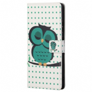 Flip Cover Samsung Galaxy A23 5G Sovende Ugle