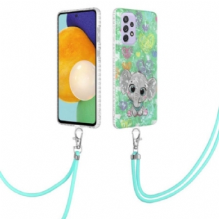 Mobilcover Samsung Galaxy A23 5G Med Snor Elefantsnor