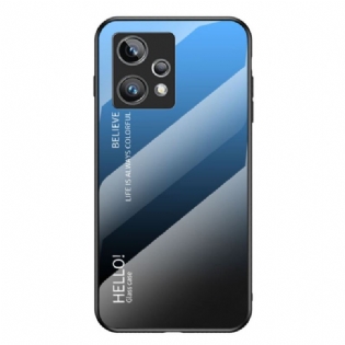 Cover Realme 9 Pro Plus Hærdet Glas Hej