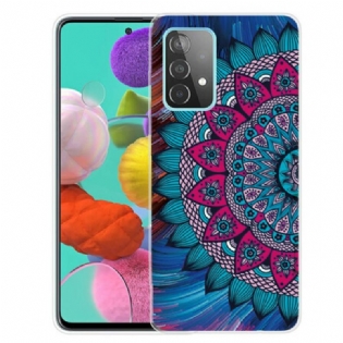 Cover Samsung Galaxy A72 4G / A72 5G Farverig Mandala