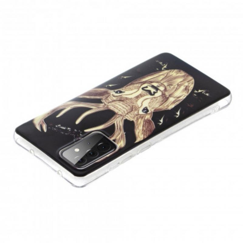 Cover Samsung Galaxy A72 4G / A72 5G Fluorescerende Majestic Deer