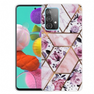 Cover Samsung Galaxy A72 4G / A72 5G Geometrisk Marmor