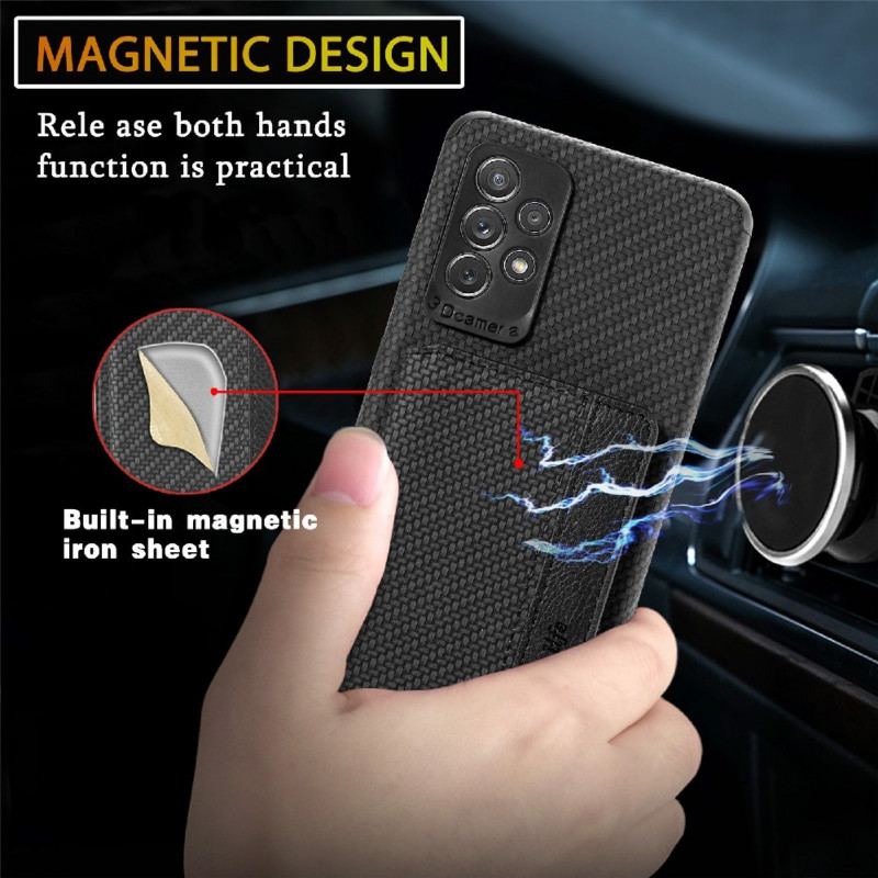 Cover Samsung Galaxy A72 4G / A72 5G Rfid Kortholder Beslag