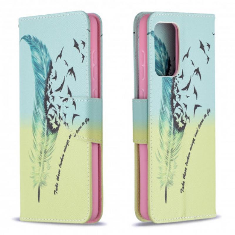Flip Cover Samsung Galaxy A72 4G / A72 5G Lære At Flyve