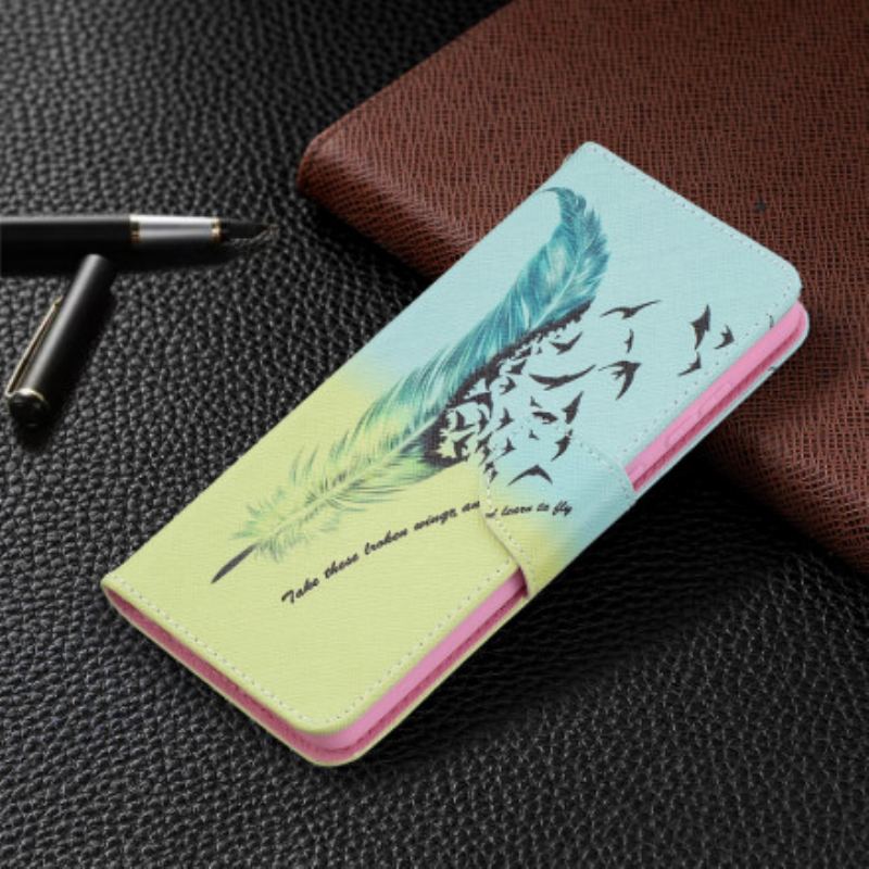 Flip Cover Samsung Galaxy A72 4G / A72 5G Lære At Flyve