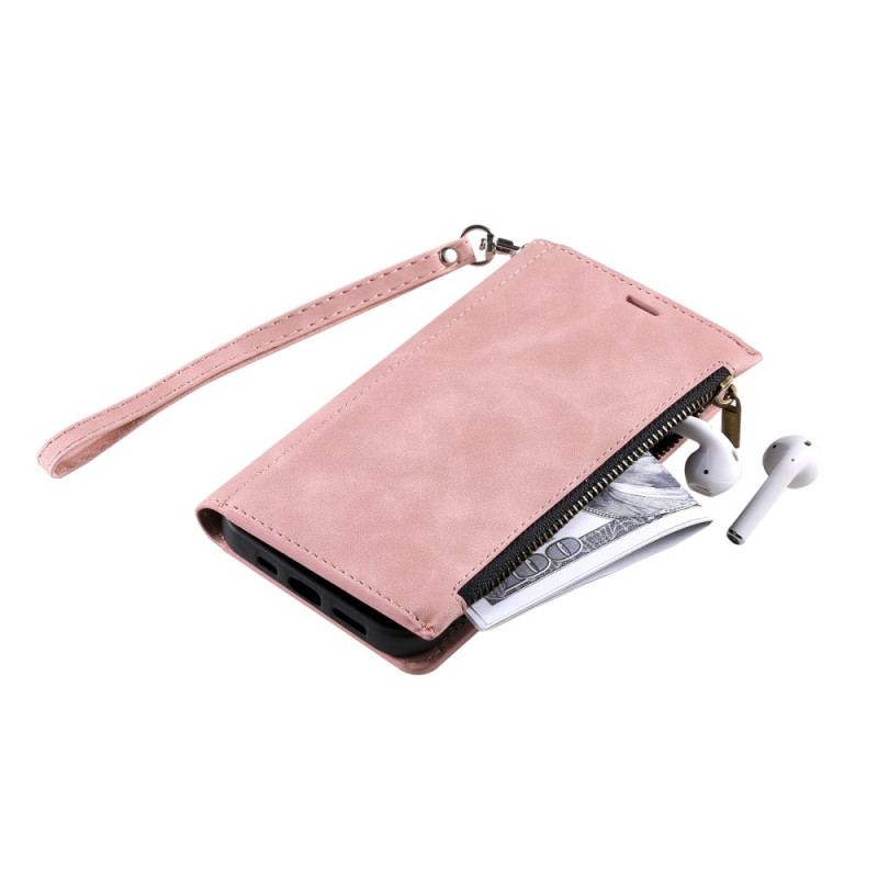 Flip Cover Samsung Galaxy A72 4G / A72 5G Møntpung Og Kortholder