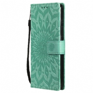 Flip Cover Samsung Galaxy A72 4G / A72 5G Solblomst