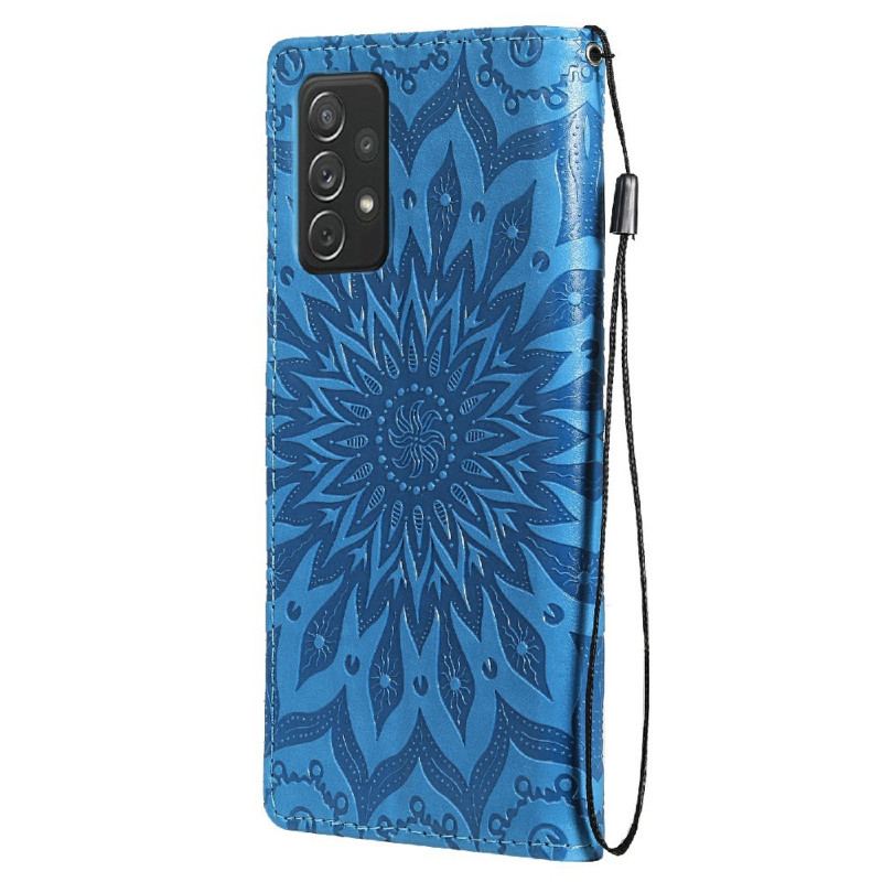 Flip Cover Samsung Galaxy A72 4G / A72 5G Solblomst