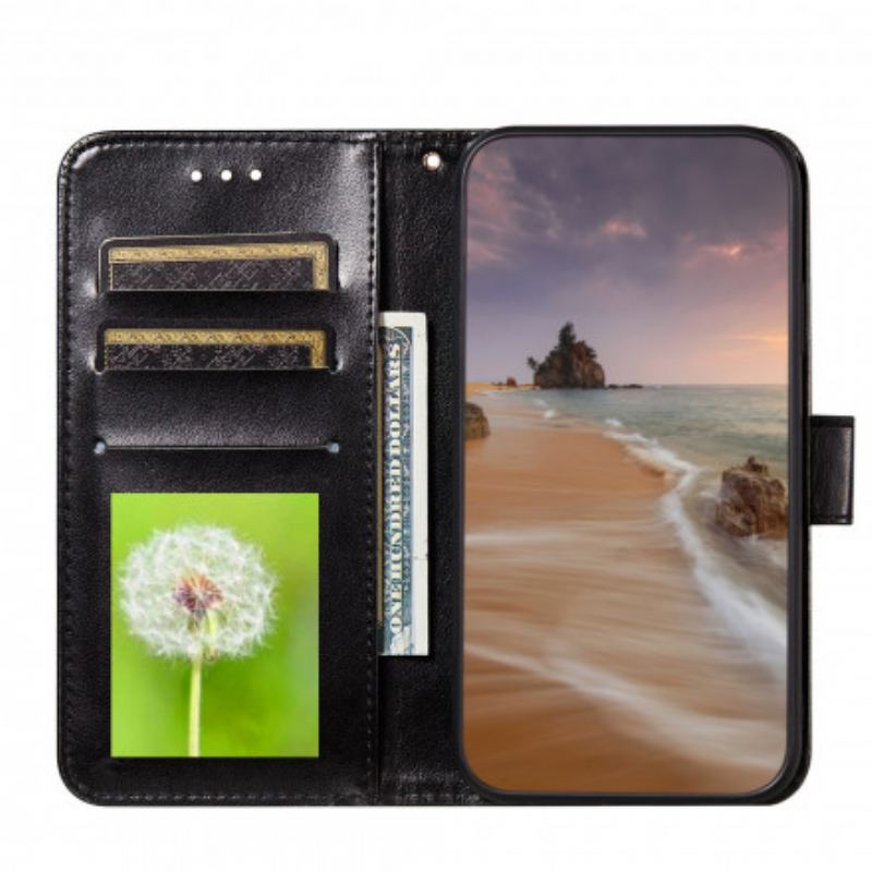 Flip Cover Samsung Galaxy A72 4G / A72 5G Stil Læderlås Vendbar