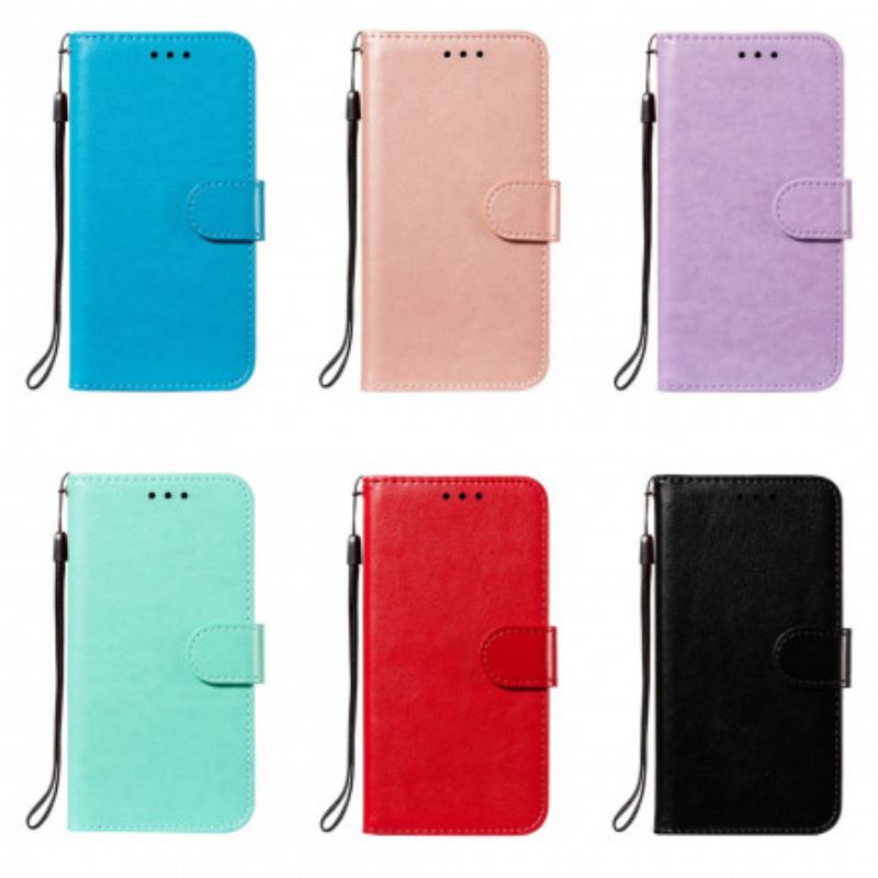 Flip Cover Samsung Galaxy A72 4G / A72 5G Stil Læderlås Vendbar