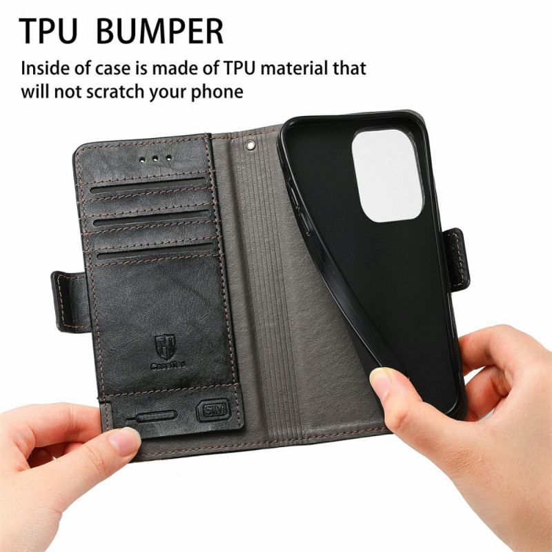 Flip Cover Samsung Galaxy A72 4G / A72 5G Tofarvet Dobbeltlås Caseneo