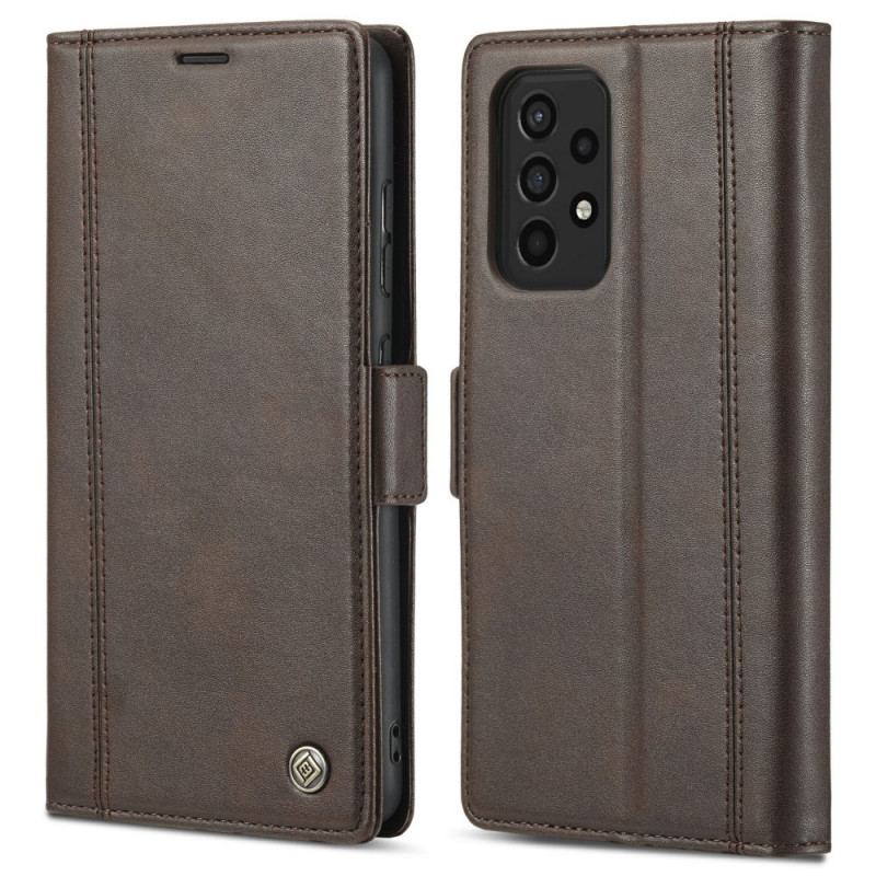 Læder Cover Samsung Galaxy A72 4G / A72 5G Dobbeltlås Lc.imeeke