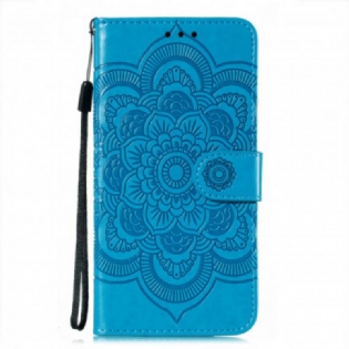 Læder Cover Samsung Galaxy A72 4G / A72 5G Fuld Mandala