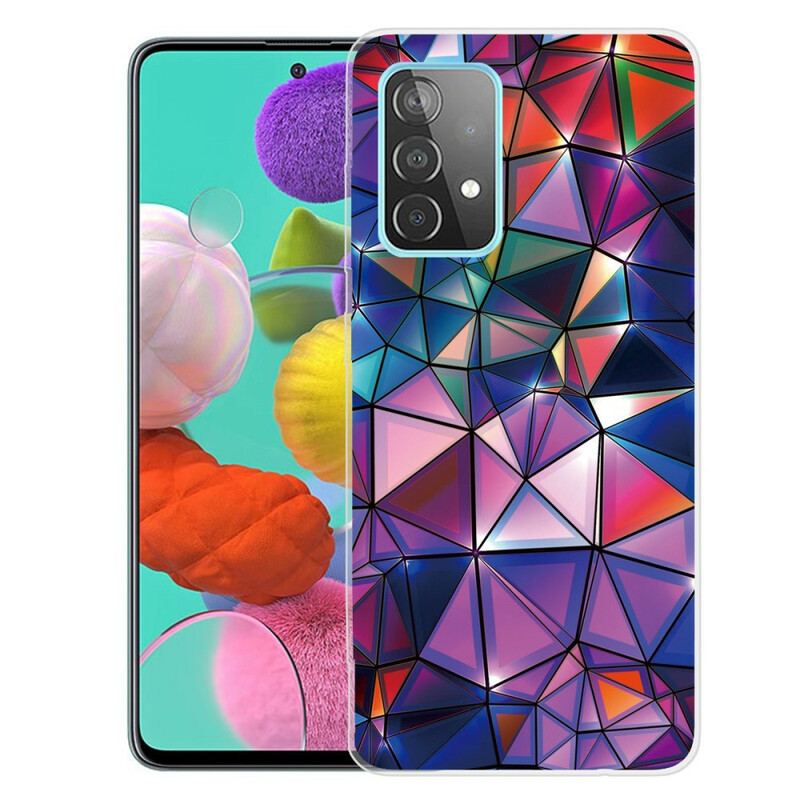 Mobilcover Samsung Galaxy A72 4G / A72 5G Fleksibel Geometri