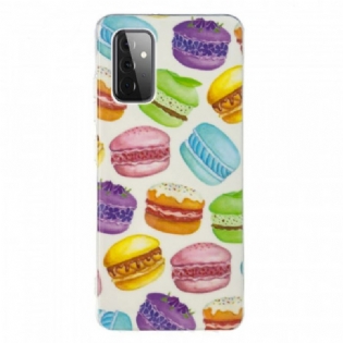 Mobilcover Samsung Galaxy A72 4G / A72 5G Fluorescerende Makroner