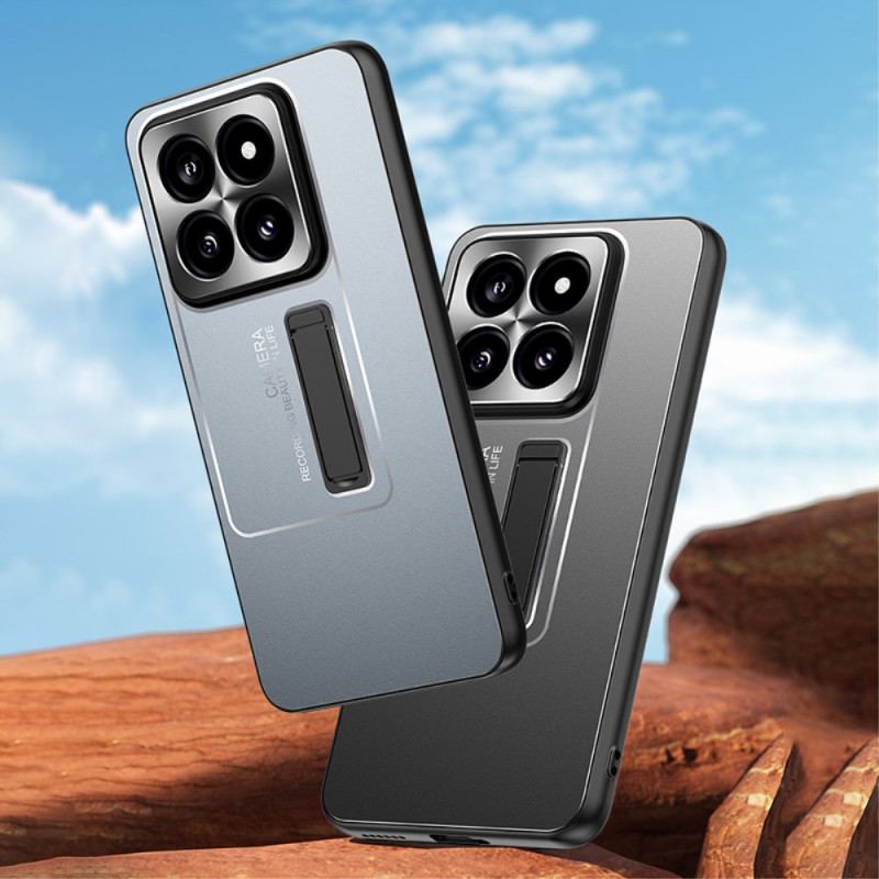 Cover Til Xiaomi 14 Pro Metaleffekt Med Støtte