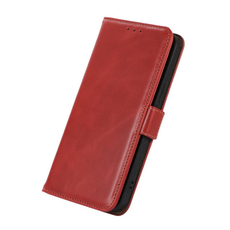 Flip Cover Samsung Galaxy M53 5G Ægte Læder Rfid-funktion