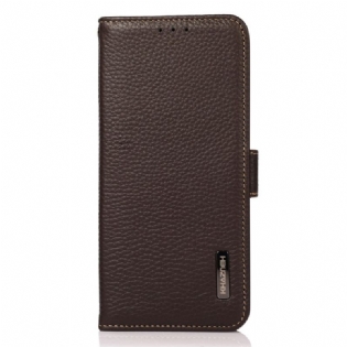 Flip Cover Samsung Galaxy M53 5G Litchi Læder Khazneh Rfid