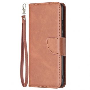 Flip Cover Samsung Galaxy M53 5G Skrålås Med Rem