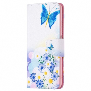Flip Cover Samsung Galaxy M53 5G Sommerfugle Sommerfugle