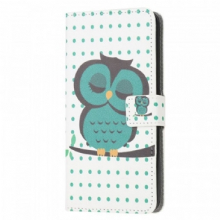 Flip Cover Samsung Galaxy M53 5G Sovende Ugle