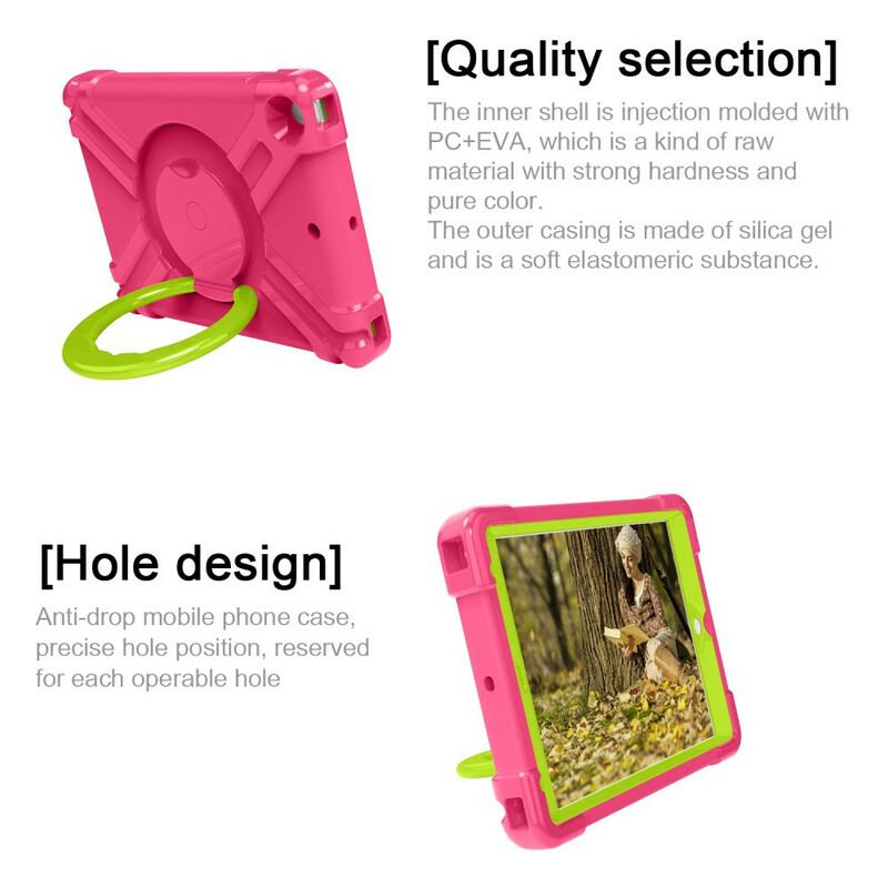 Cover iPad 10.2" (2020) (2019) Ring-support Ultra Resistance