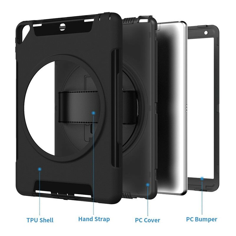 Cover iPad 10.2" (2020) (2019) Ultra Resistent Med Rem Og Støtte
