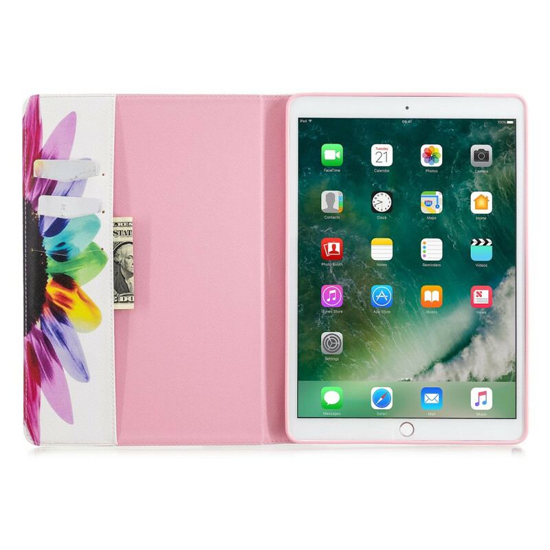 Etui iPad 10.2" (2020) (2019) Blomstermaleri