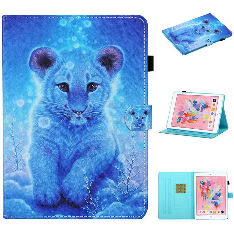 Flip Cover iPad 10.2" (2020) (2019) Baby Tiger