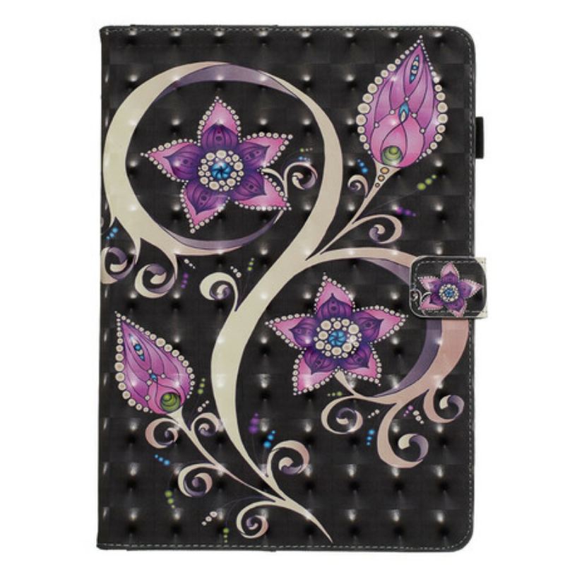 Flip Cover iPad 10.2" (2020) (2019) Blomster