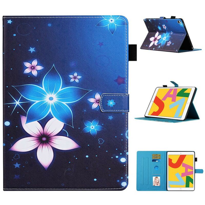 Flip Cover iPad 10.2" (2020) (2019) Blomstret