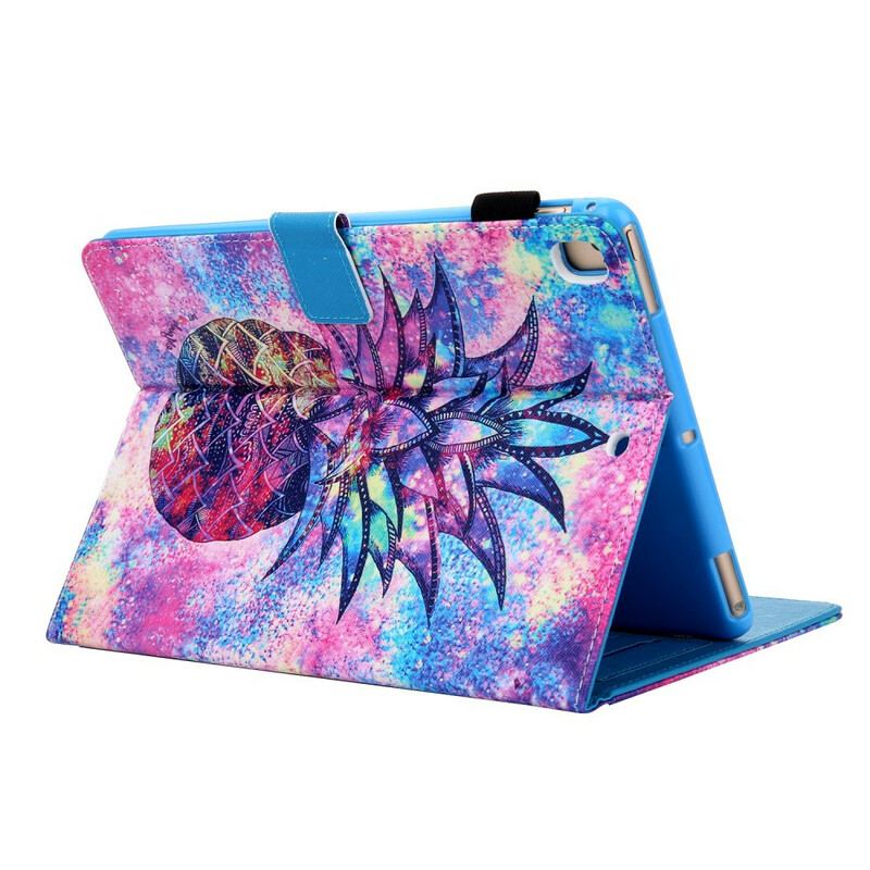 Flip Cover iPad 10.2" (2020) (2019) Funky Ananas