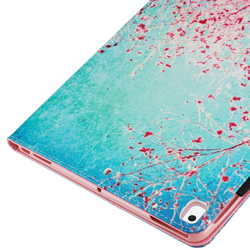 Flip Cover iPad 10.2" (2020) (2019) Røde Grene