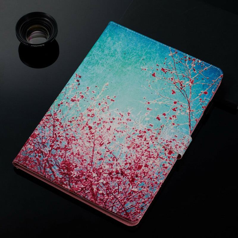 Flip Cover iPad 10.2" (2020) (2019) Røde Grene