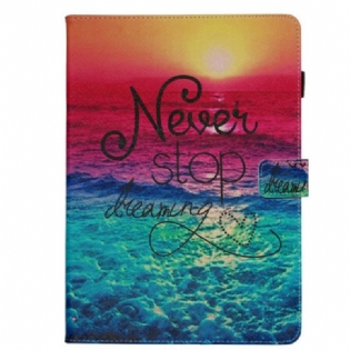 Flip Cover iPad 10.2" (2020) (2019) Stop Aldrig Med At Drømme