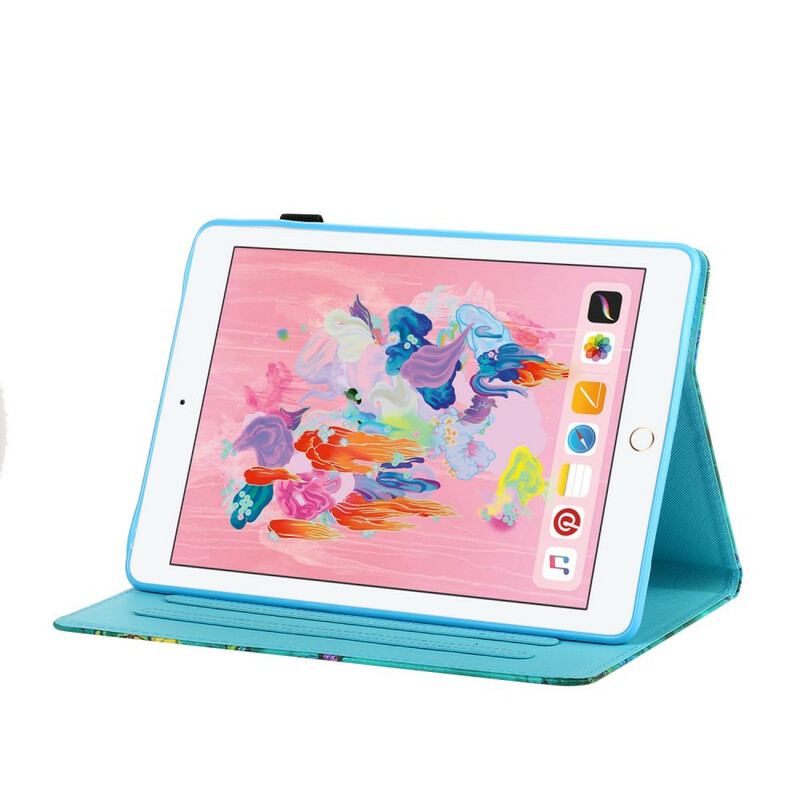 Læder Cover iPad 10.2" (2020) (2019) Flugt Af Sommerfugle