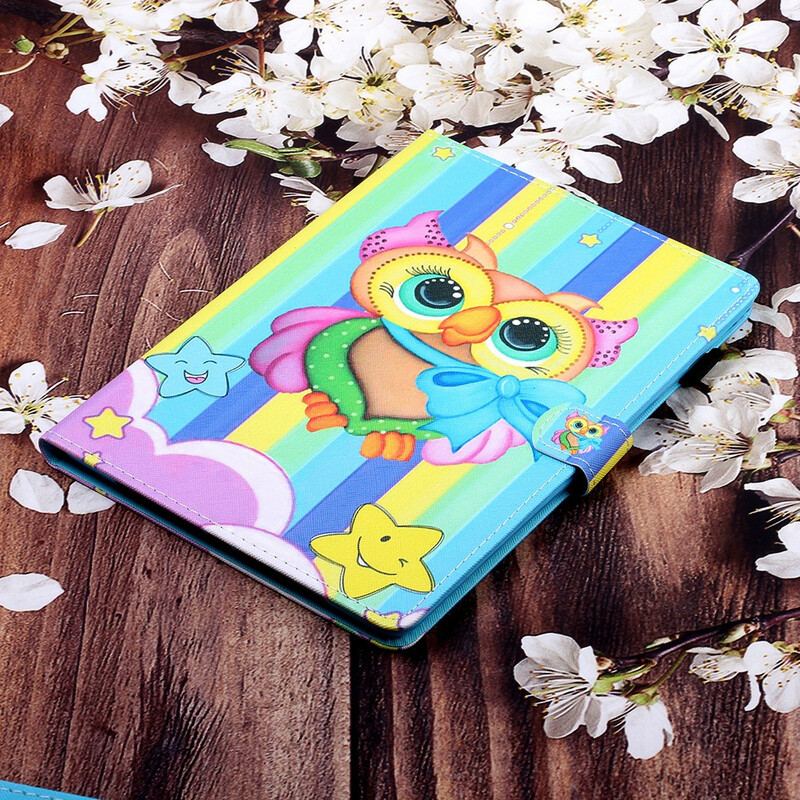 Læder Cover iPad 10.2" (2020) (2019) Sjov Fugl
