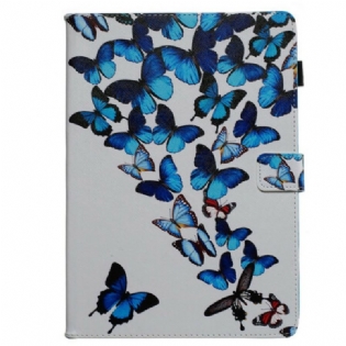 Læder Cover iPad 10.2" (2020) (2019) Sommerfugle På Flugt