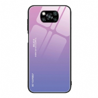 Cover Poco X3 / X3 Pro / X3 NFC Hærdet Glas Vær Dig Selv