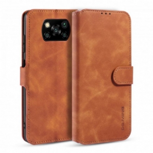Flip Cover Poco X3 / X3 Pro / X3 NFC Dg.ming Retro