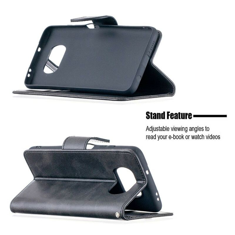 Flip Cover Poco X3 / X3 Pro / X3 NFC Læder Cover Glat Flap Skrå