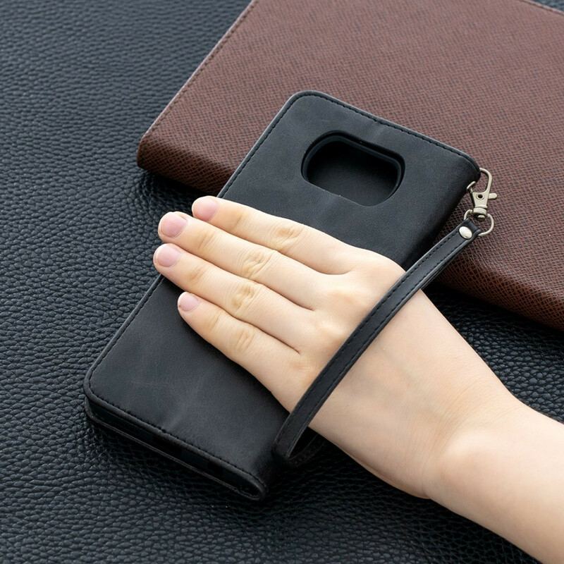 Flip Cover Poco X3 / X3 Pro / X3 NFC Læder Cover Glat Flap Skrå