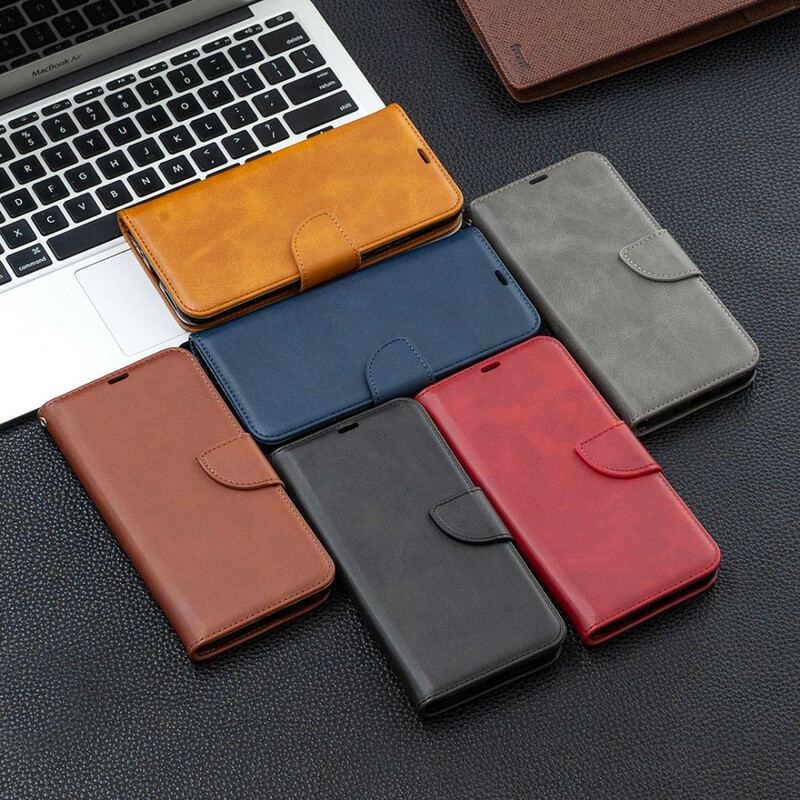 Flip Cover Poco X3 / X3 Pro / X3 NFC Læder Cover Glat Flap Skrå