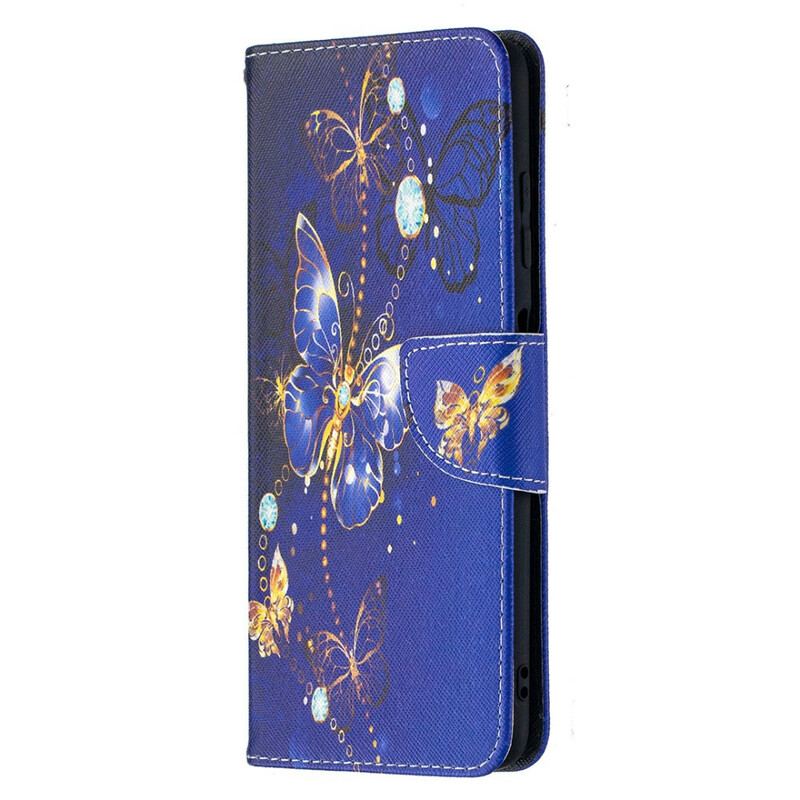 Flip Cover Poco X3 / X3 Pro / X3 NFC Magiske Sommerfugle