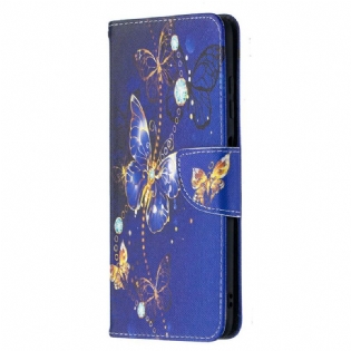Flip Cover Poco X3 / X3 Pro / X3 NFC Magiske Sommerfugle